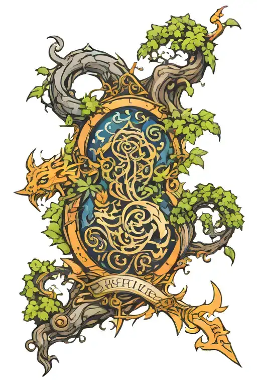 Path Of Exile Mixed With Nature Scene