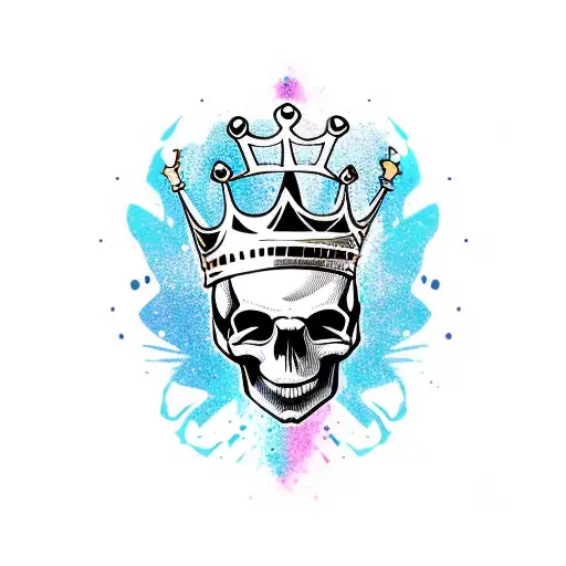 Skull With Crown