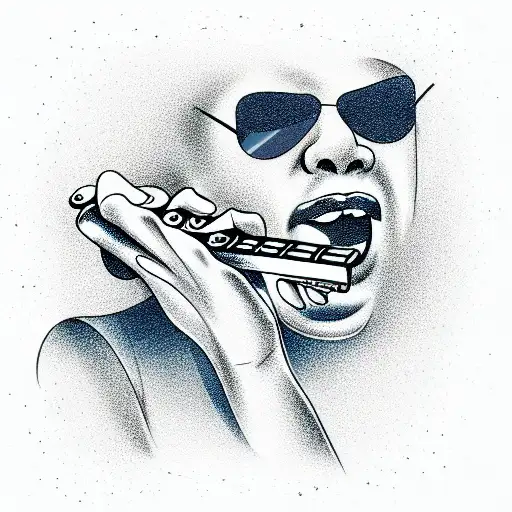 Blues Guitar And Harmonica