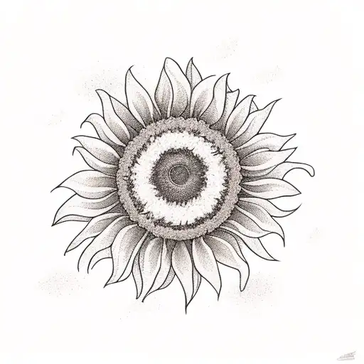 A Sunflower Blooming At The Edge Of A Tranquil Beach