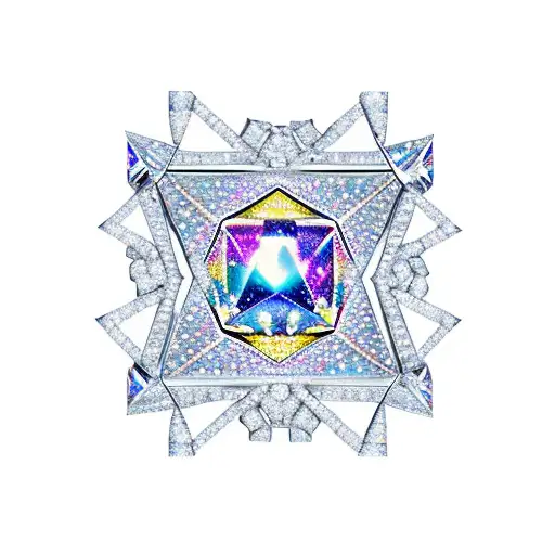 Diamond Binary Sapphire Jewel Star 1000 Facets