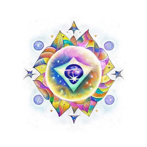 Wicca Sun Moon Stars