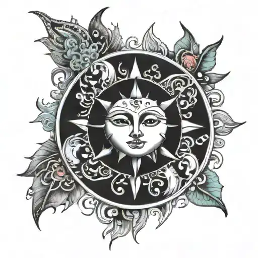 Sun And Moon Mandala