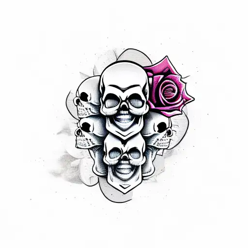 Skull And Roses