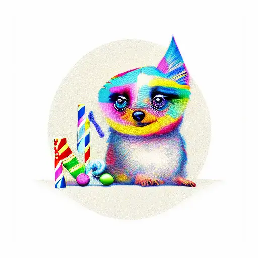 The Word Penelope With Candy Background