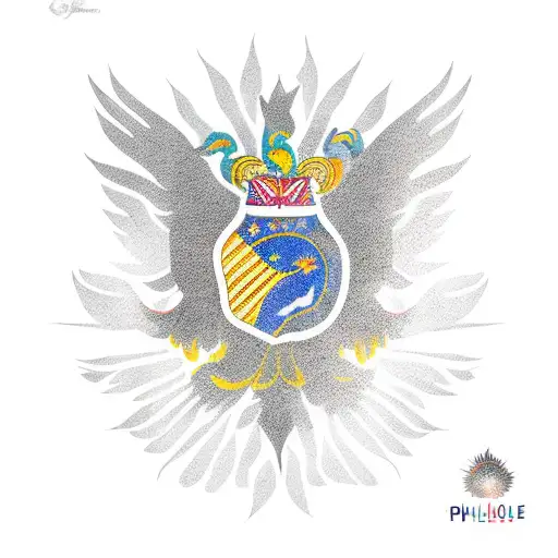 Philppine Eagle And Philippine Sun