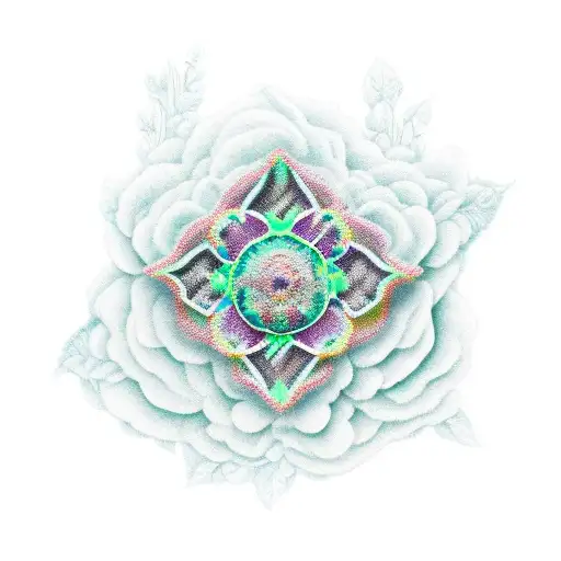 Engine Parts Transforming Into Intricate Floral Patterns