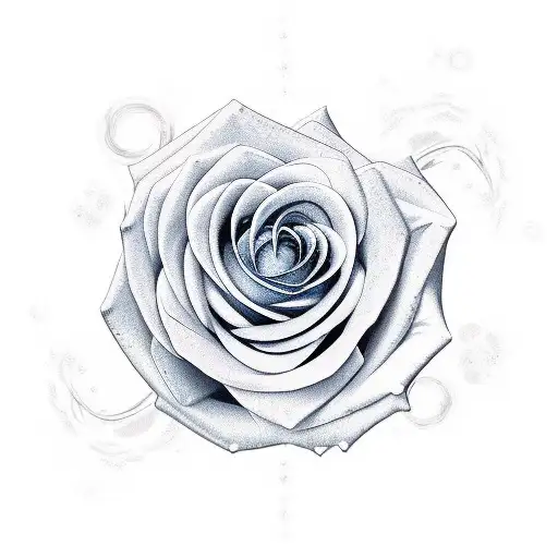 Rose With Infinity Stem