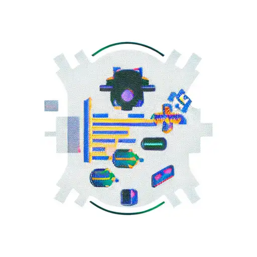 A Computer Motherboard With Gaming Symbols Incorporated