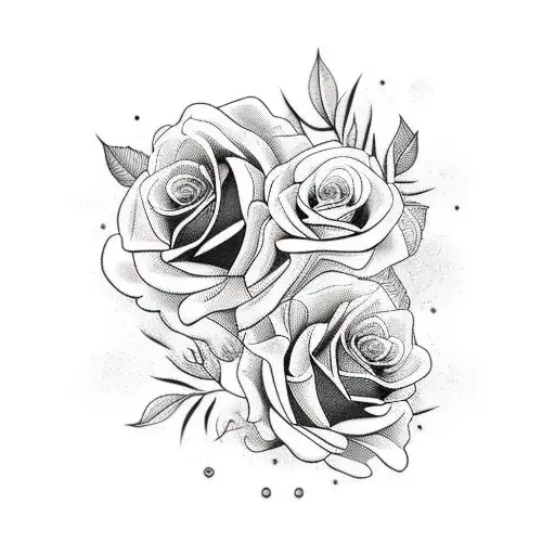 Old School Tattoo Black Cat And Roses