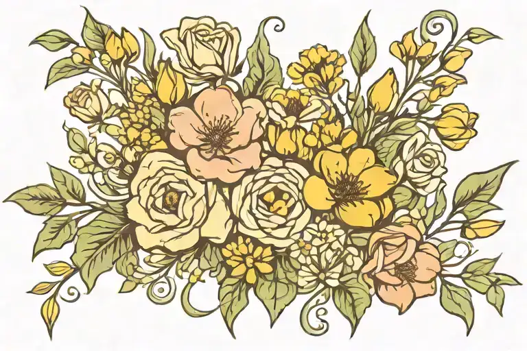 Birth Flower Bouquet