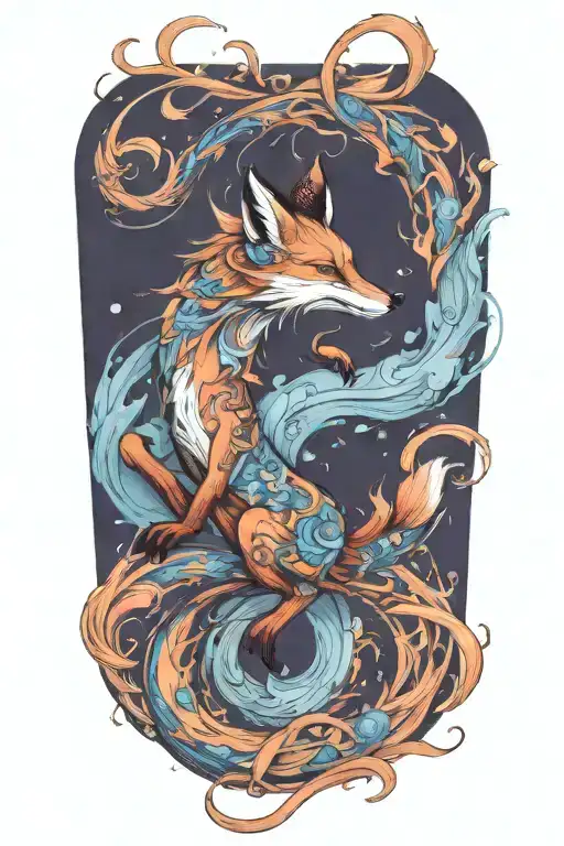 Leaping Fox Full Body
