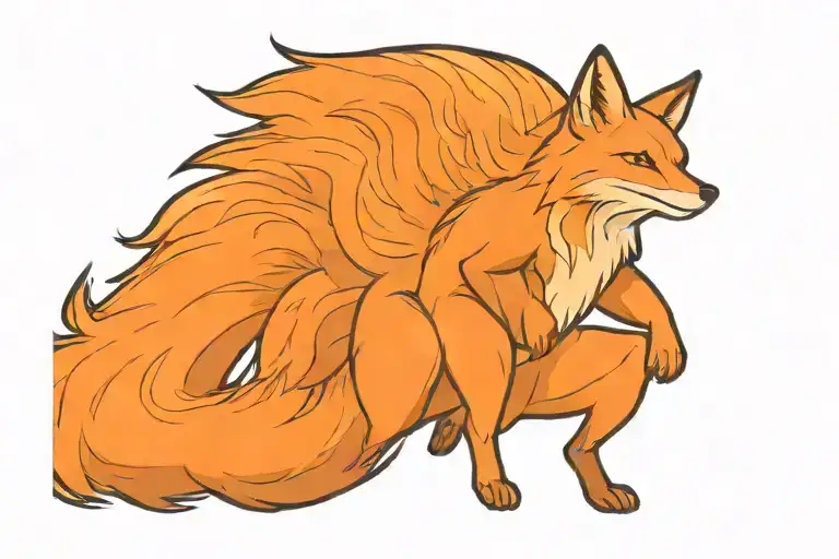 Fox Full Body Prancing Dancing