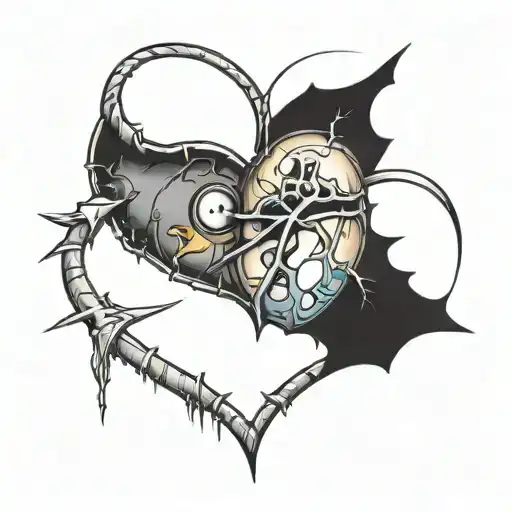 Broken Heart Stitched Together