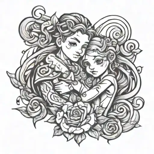 Kids Names Intertwined