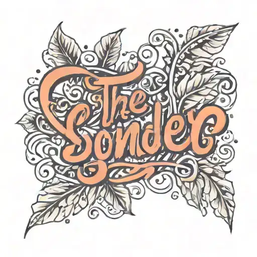 The Word Sonder With Two Minimal Vines