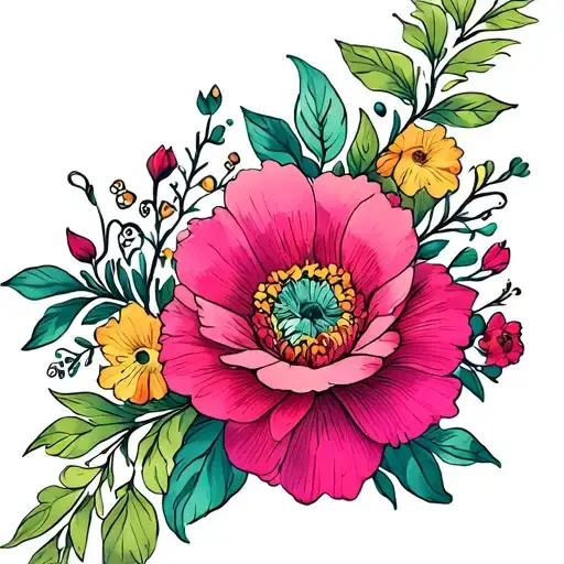 Filler Floral Design Incorporating