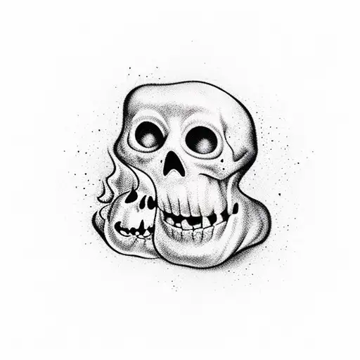 A Spooky Baking Scene With A Haunted Oven And Ghostly Ingredients