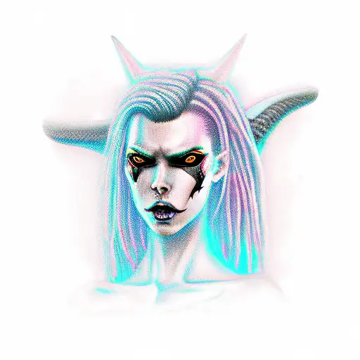 Cyberpunk Female Demon