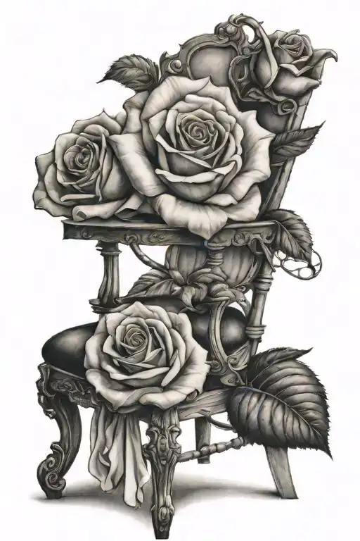 Rose And Chair