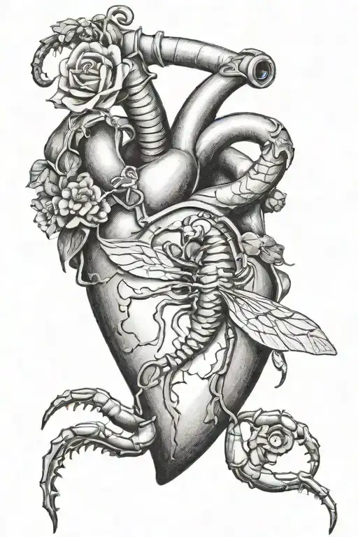 Heart And Scorpio And Date