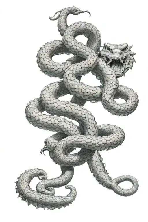 Hercules Vs Hydra Snake