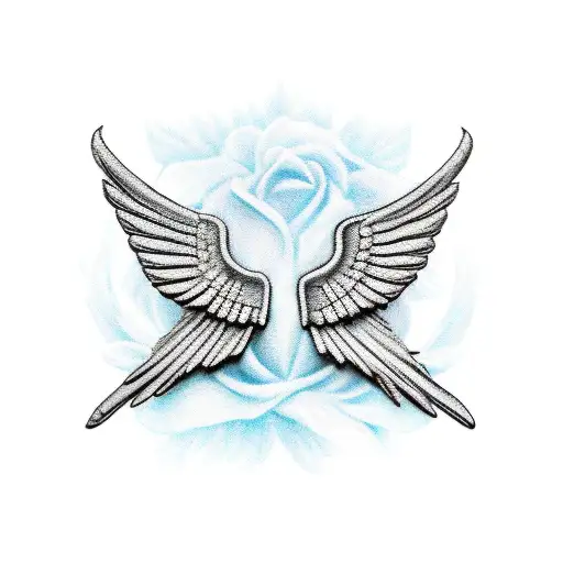 Air Assault Wings With Rose