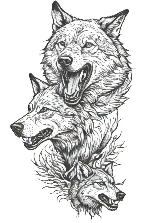 Aggressive Australian Dog Vs Wolf