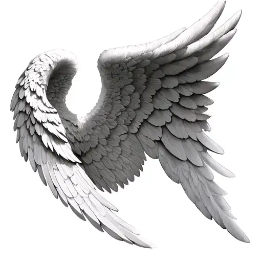 Angel Wings And Phrase It Is What Is