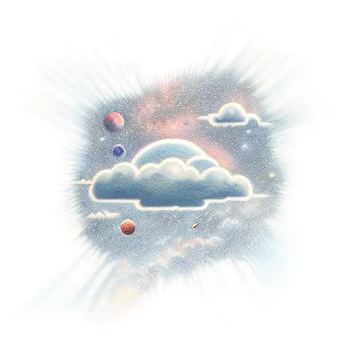 Sky With Clouds And Space On Top