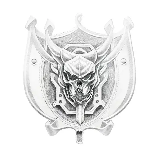 Guitar Head With Shield