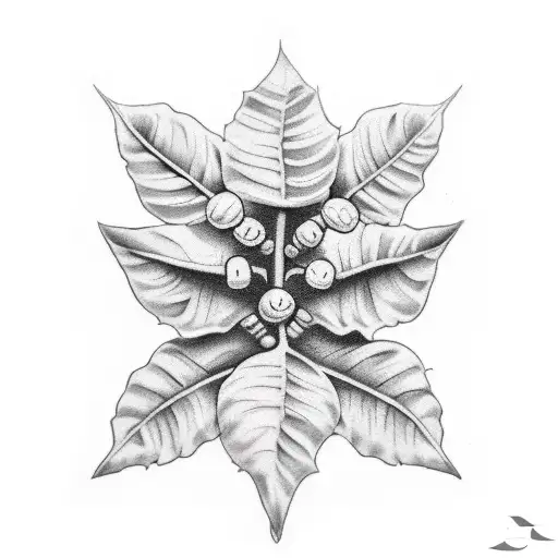 A Branch Of A Coffee Plant