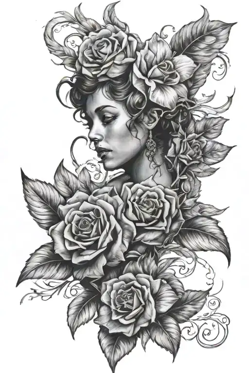 Photo Realistic Black And Grey