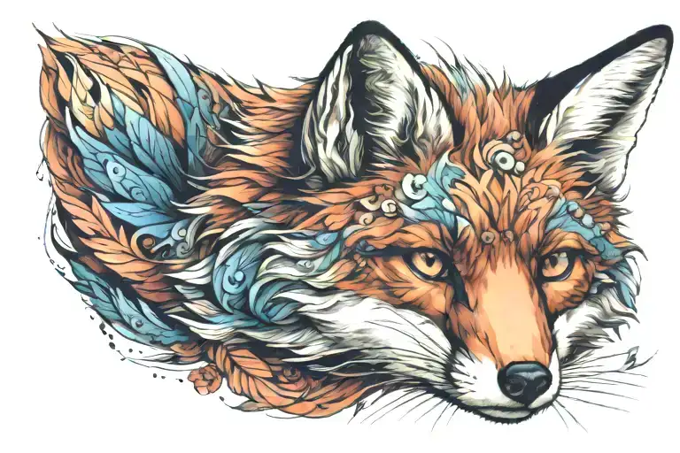 Colorful Fox