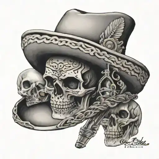 Mexican Piercing Needles Basball Cap