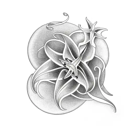 Lighthouse With Stargazer Lilies