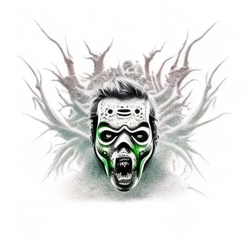 Male Zombie In A Sexy Standingpose