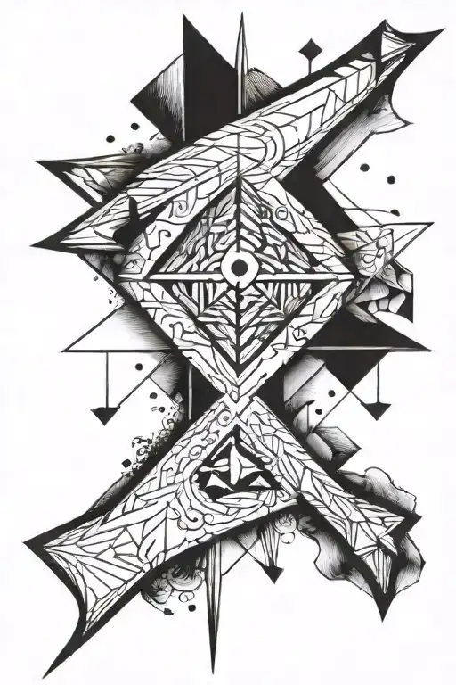 Geometrical Arrow Design
