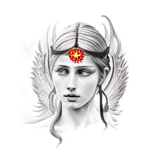 Liberta Roman Godess Travelling Around The World Ultra Realistic