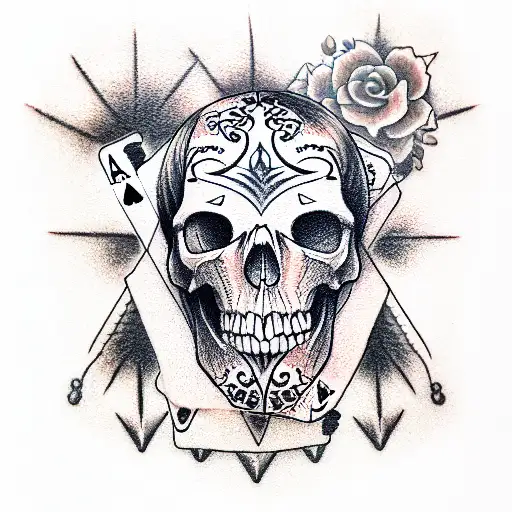 Ace With Skull