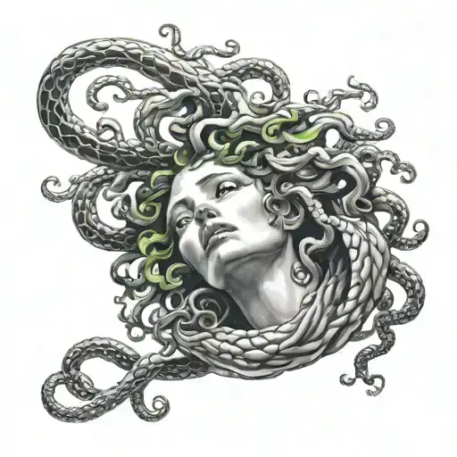 Medusa Looking Up