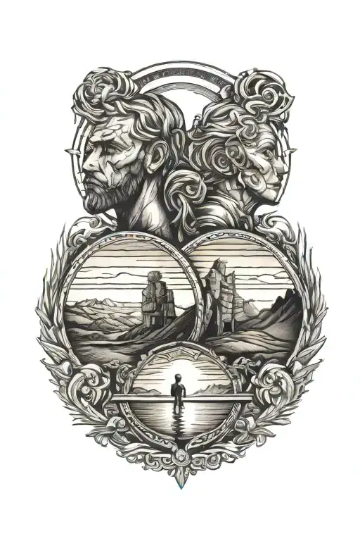 Couple Watching Sunset