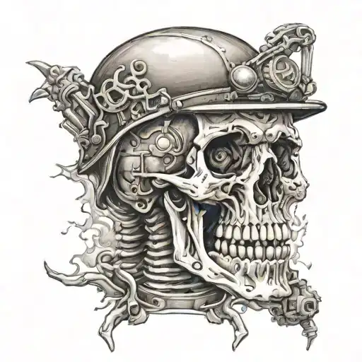 Www Marine Flamethrower Skeleton Face