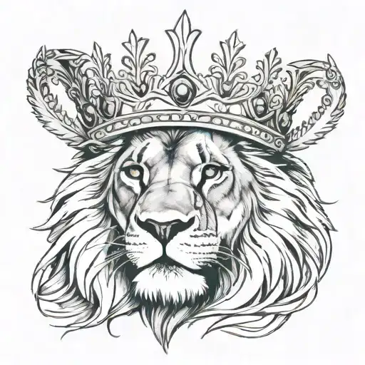 Black Lion King Crown