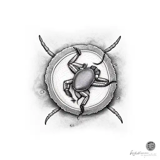 Half Moon With A Scorpion