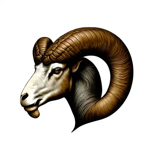 Aries Symbol Merged