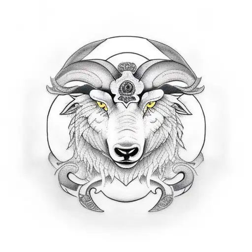 Yin And Yang Sheep Wolf