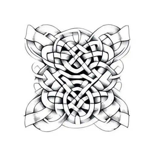 Celtic Knot Made Of Vines