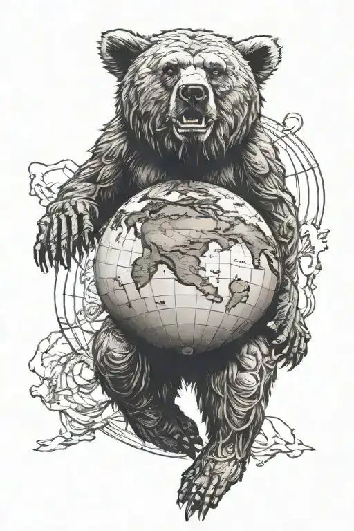 Atlas Holding Up The World But As A Bear