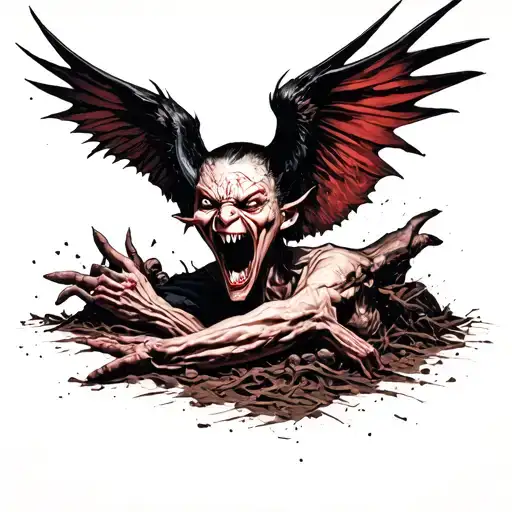 The Evil Side That Raises Up The Good Side That Has Fallen Down